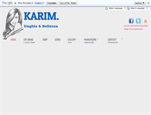 Tablet Screenshot of karimunghiebellezza.com